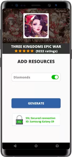 Three Kingdoms Epic War MOD APK Screenshot